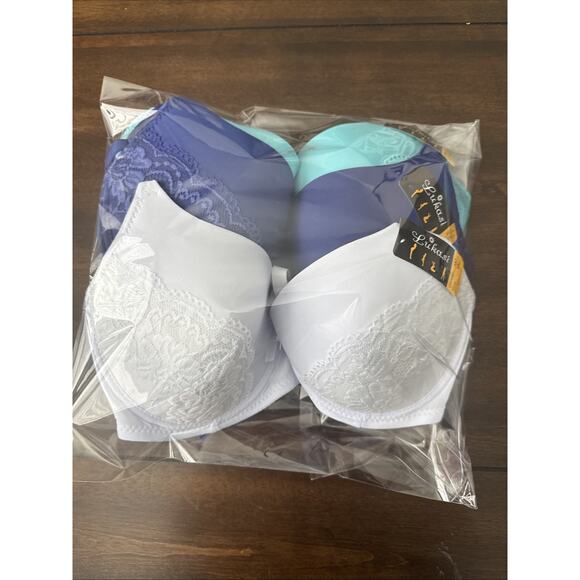 Lukasi Other - Lukasi Padded Bras NWT Set Of 3 Size 40C